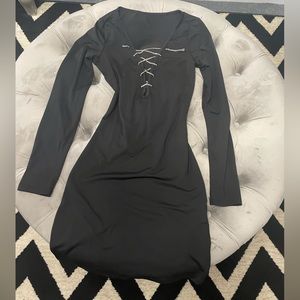 Black mini with rhinestones